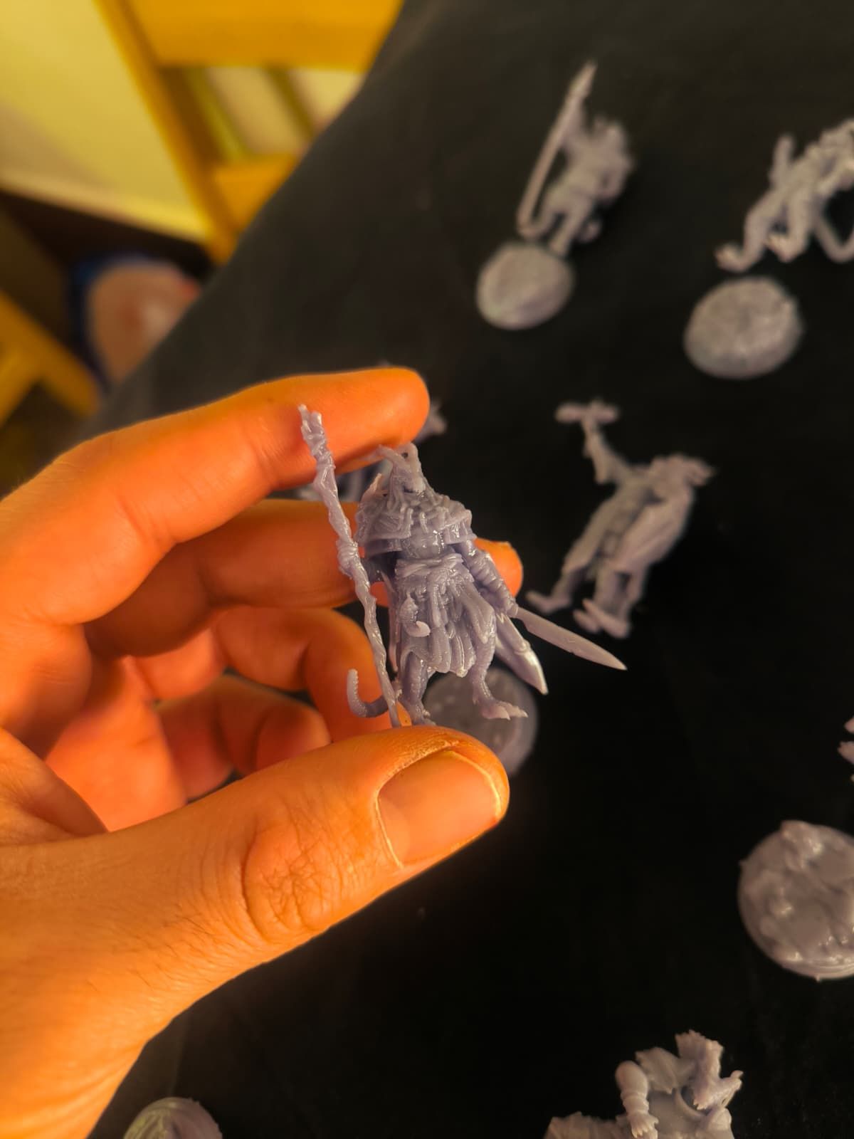 25mm Dragonborn Savaşçı Seti | 12 Parça Fantastik Minyatür Figür | DnD RPG Masaüstü Oyunu Koleksiyonluk Reçine Baskı 7